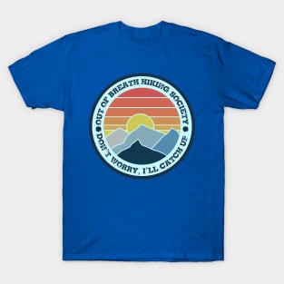 Out of Breath Hiking Society Round 1 T-Shirt